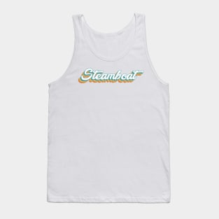 Steamboat Springs Colorado Retro Lettering Tank Top